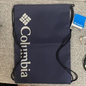 Columbia Dark Blue Drawstring Backpack